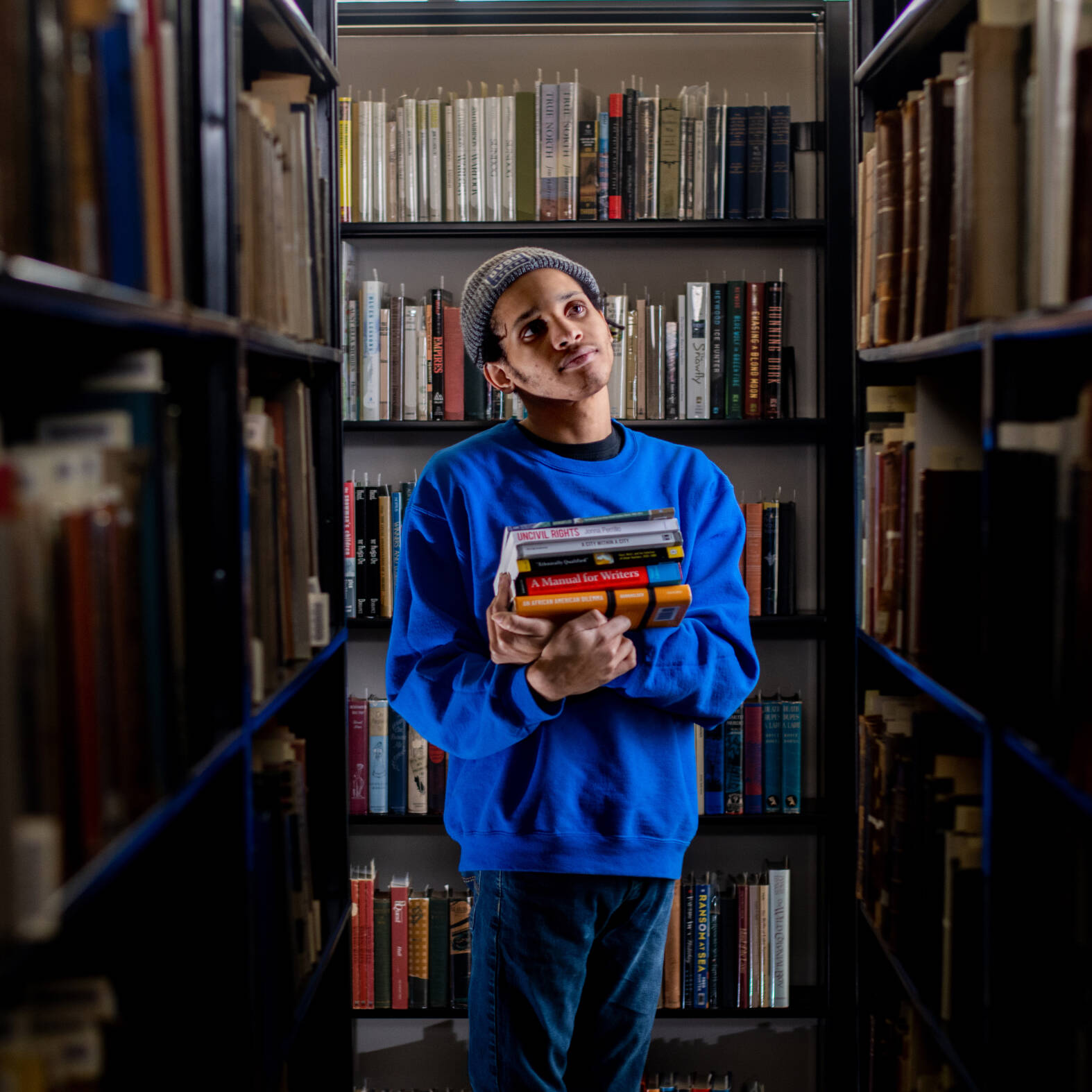 Breezy Rusher, a senior group social studies major, did his research project as part of the TRIO McNair Scholars program. His history research project focused on understanding the lived experience of African-American teachers in Michigan during and aft...